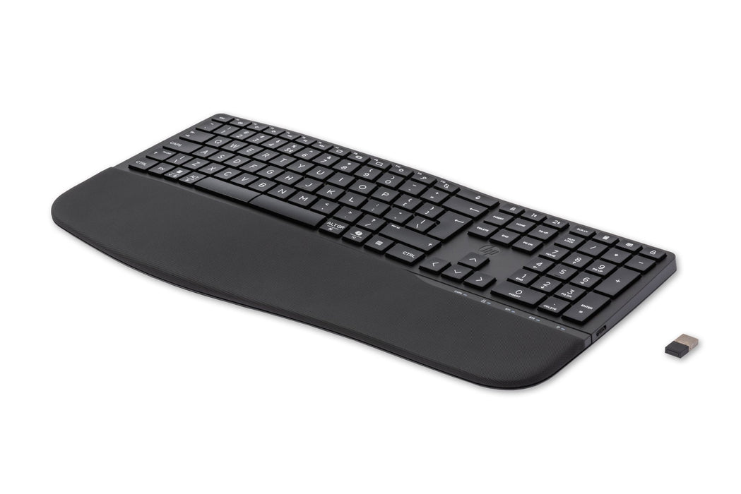 EAN 197498231235 - HP 680 Comfort Dual-Mode Keyboard teclado Hogar RF Wireless + Bluetooth QWERTY Inglés Negro imagen 2