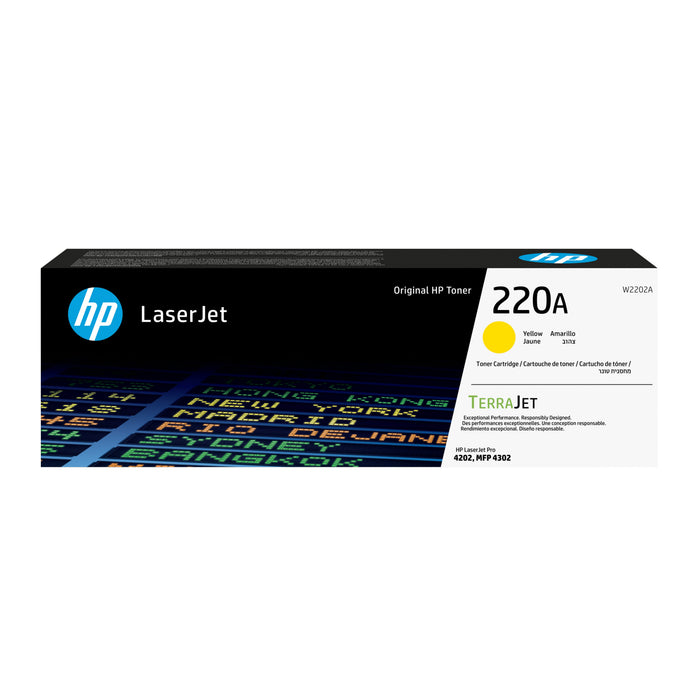 EAN 0193808760273 - HP 220A Ylw LaserJet Toner Cartridge cartucho de tóner 1 pieza(s) imagen 1