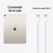 EAN 195950786316 - Apple iPad Air 5G Apple M LTE-TDD & LTE-FDD 33 cm (13") 12 GB Wi-Fi 7 (802.11be) iPadOS 26 Beige imagen 10
