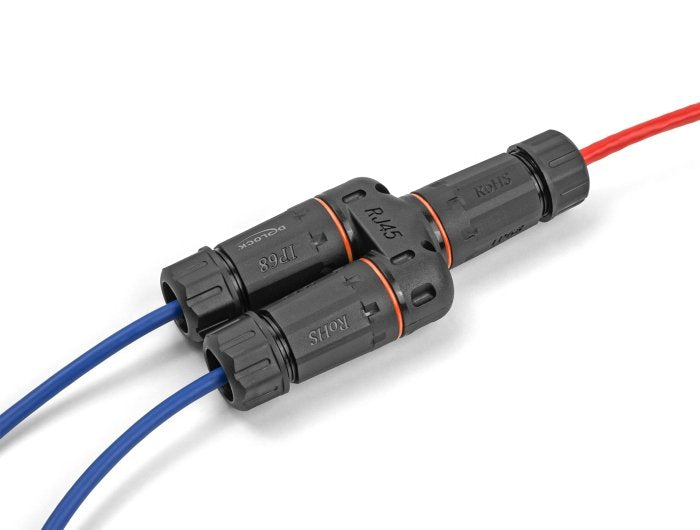 EAN 4043619881437 - DeLOCK 88143 cambiador de género para cable 2x RJ45 Negro imagen 4