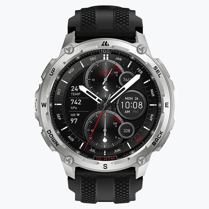 EAN 6978602500058 - KOSPET Tank T4 3,63 cm (1.43") AMOLED 48 mm Digital 466 x 466 Pixeles Pantalla táctil Plata GPS (satélite imagen 2
