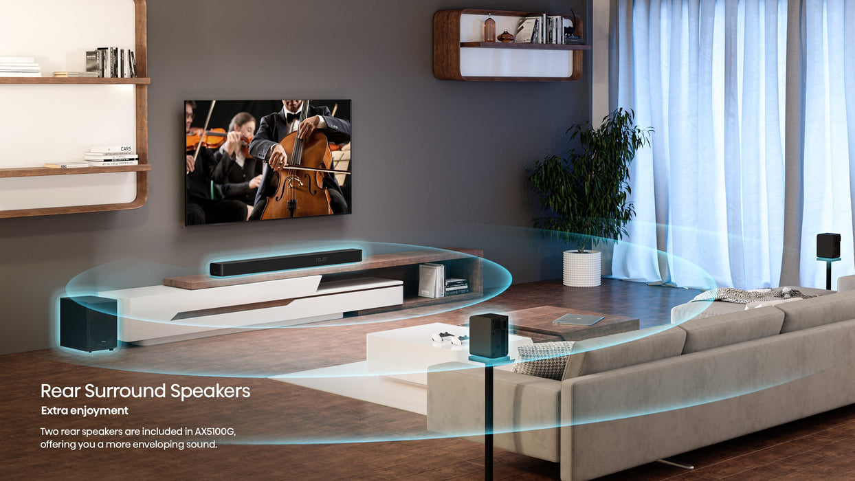 EAN 6942147484906 - Hisense AX5100G altavoz soundbar Negro 5.1 canales imagen 16