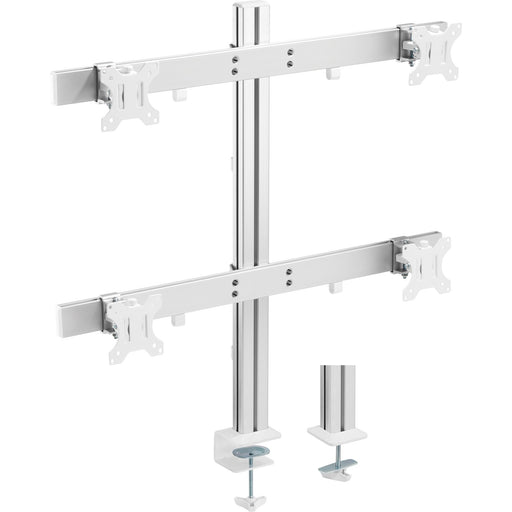 EAN 4043718293407 - InLine 23184B soporte para monitor 43,2 cm (17") Escritorio Blanco, Aluminio imagen 1
