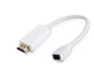 EAN 5704174195566 - Microconnect HDMMDP adaptador de cable de vídeo 0,1 m HDMI tipo A (Estándar) Mini DisplayPort Blanco imagen 1