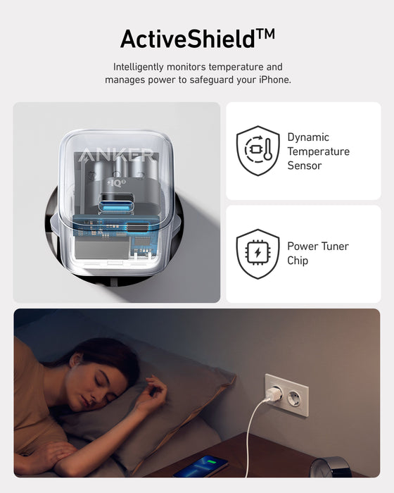 EAN 0194644125646 - Anker 511 Charger (Nano Pro) offline only Teléfono móvil, Tableta Blanco USB Carga rápida Interior imagen 2