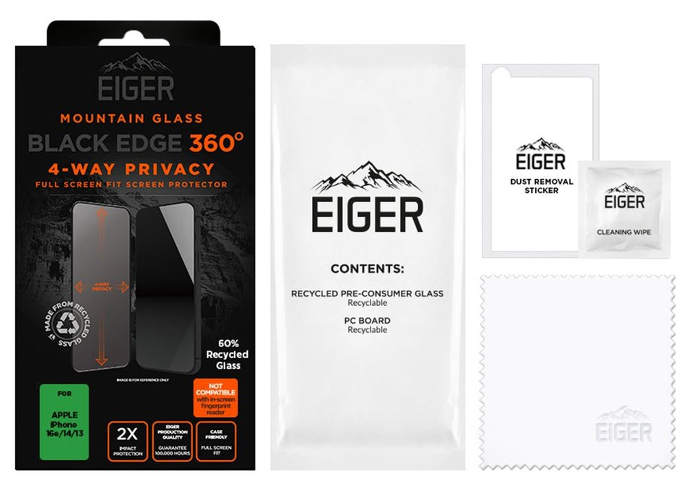 EAN 5055821780377 - EIGER EGMSP00315 protector de pantalla o trasero para teléfono móvil Apple 1 pieza(s) imagen 2