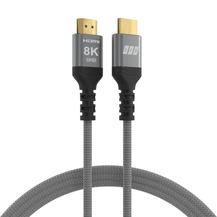 EAN 4049759324957 - EFB Elektronik HDMI-21-00002 cable HDMI 1 m HDMI tipo A (Estándar) Negro, Gris imagen 1