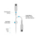 EAN 8591680147281 - FIXED FIXDLS-CC12-WH cable USB USB 2.0 1,2 m USB C Blanco imagen 5