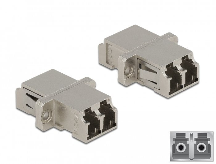 EAN 4043619868742 - DeLOCK 86874 adaptador de fibra óptica Plata imagen 1