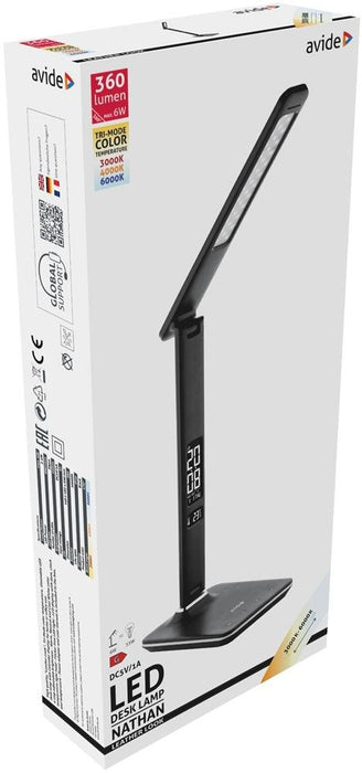 EAN 5999562280614 - Avide ABLDL-OLC-6W-BL lámpara de mesa LED G Negro imagen 3