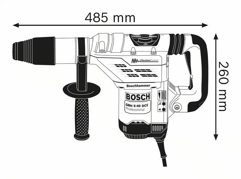 EAN 3165140461214 - Bosch GBH 5-40 DCE Professional 1150 W 340 RPM SDS Max imagen 4