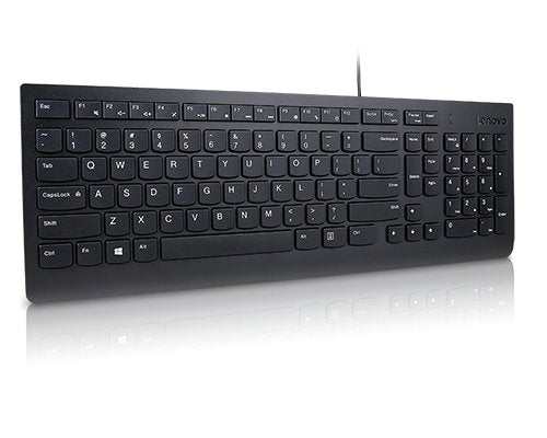 EAN 0195713015424 - Lenovo Essential teclado Universal USB Checa, Eslovaco Negro imagen 1
