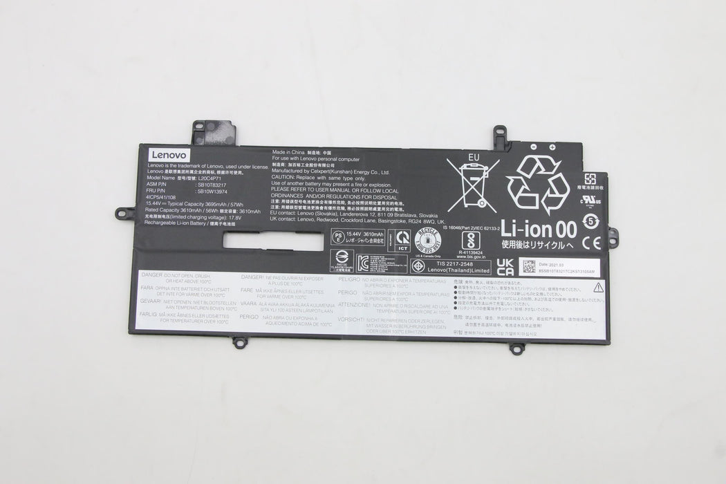 EAN 5704174857280 - Lenovo 5B10W13974 refacción para laptop Batería imagen 1