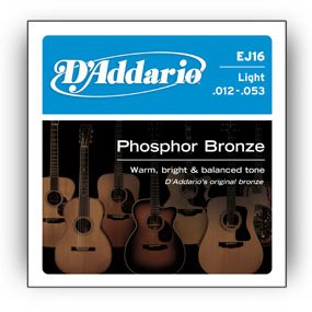 EAN 19954121143 - D'Addario EJ16 cuerda para instrumento musical Acústico 6 pieza(s) Acero Guitarra imagen 1