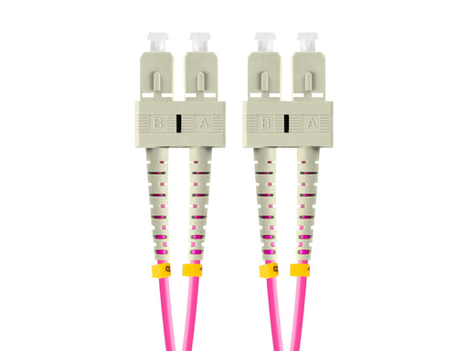 EAN 5901969433326 - Lanberg FO-SUSU-MD41-0050-VT Cable de fibra óptica e InfiniBand 5 m SC Violeta imagen 1