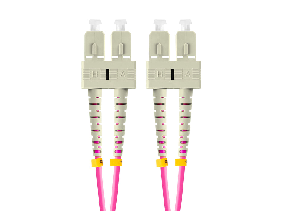 EAN 5901969433326 - Lanberg FO-SUSU-MD41-0050-VT Cable de fibra óptica e InfiniBand 5 m SC Violeta imagen 1