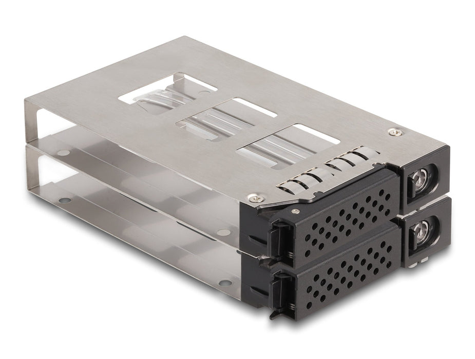 EAN 4043619470112 - DeLOCK 47011 panel bahía disco duro 2x 2,5" Bandeja para disco duro Negro imagen 5