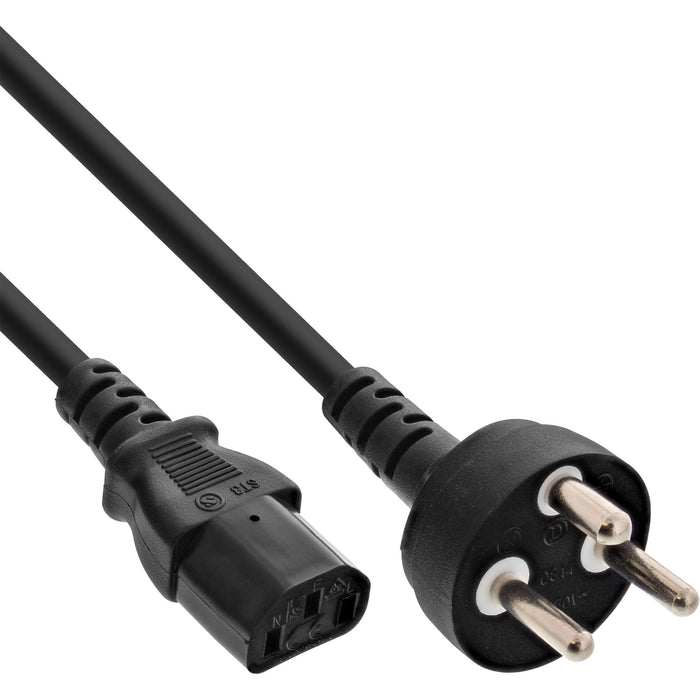 EAN 4043718265015 - InLine 16655K cable de transmisión Negro 5 m Enchufe tipo K C13 acoplador imagen 1