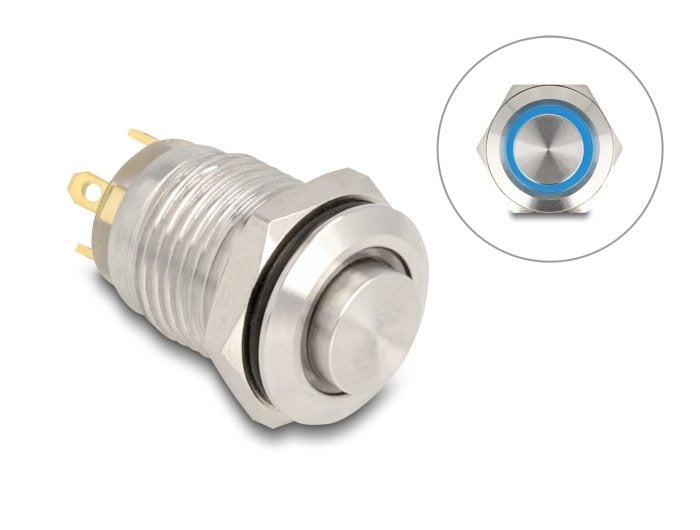 EAN 4043619209842 - DeLOCK 20984 botonera Plata imagen 1
