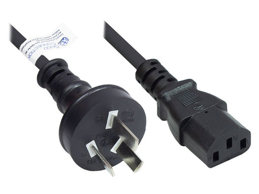 EAN 4014619170081 - Alcasa P8030-S018 cable de transmisión Negro 1,8 m Enchufe tipo I C13 acoplador imagen 1