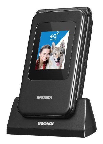 EAN 8015908810806 - Brondi 10281080 teléfono móvil 7,11 cm (2.8") Negro, Metálico Característica del teléfono imagen 2