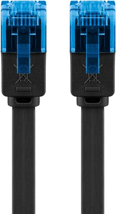 EAN 4040849963124 - Goobay 96312 cable de red Negro 1 m Cat6a U/UTP (UTP) Plano imagen 4