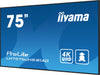 EAN 4948570123483 - iiyama LH7575UHS-B1AG pantalla de señalización Pantalla plana para señalización digital 190,5 cm (75") LC imagen 7