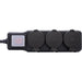EAN 4043718315857 - InLine 16493P base múltiple 5 m 3 salidas AC Negro imagen 2