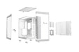 EAN 4260052191729 - be quiet! LIGHT BASE 600 DX White Midi Tower Blanco imagen 4