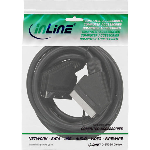 EAN 4043718070152 - InLine 89973 cable EUROCONECTOR 3 m Negro imagen 2