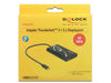 EAN 4043619627080 - DeLOCK 62708 adaptador de cable de vídeo 0,27 m Negro imagen 1