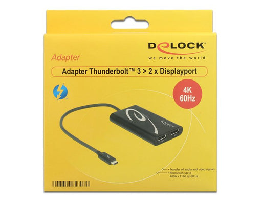 EAN 4043619627080 - DeLOCK 62708 adaptador de cable de vídeo 0,27 m Negro imagen 1