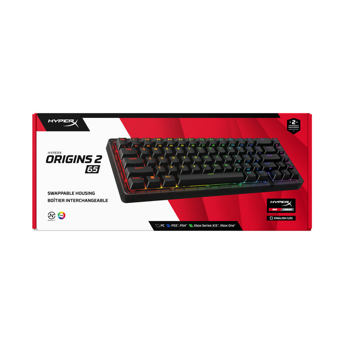 EAN 0198828944597 - HyperX Origins 2 65 teclado Juego USB Negro imagen 15