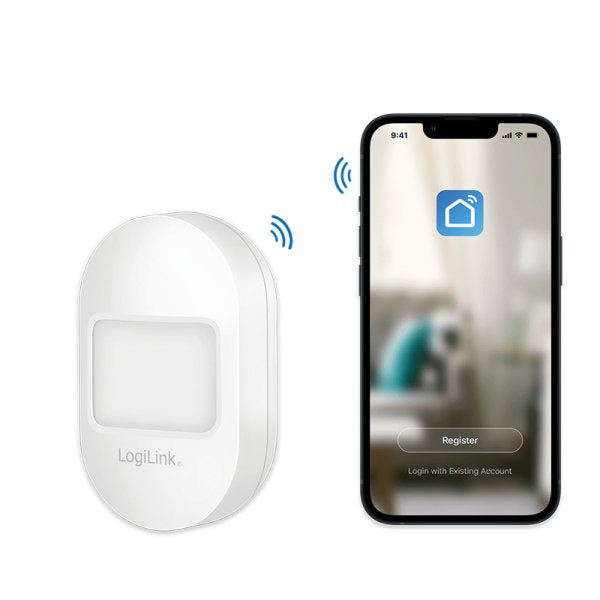 EAN 4052792066869 - LogiLink SH0113 detector de movimiento Sensor infrarrojo pasivo (PIR) Inalámbrico Pared Blanco imagen 8