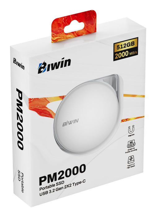 EAN 6955914623637 - Biwin PM2000 512 GB USB Tipo C USB 3.2 Gen 2x2 Blanco imagen 13