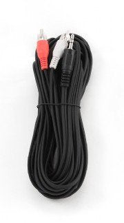 EAN 8716309024525 - Gembird 10m, 3.5mm/2xRCA, M/M cable de audio 3,5mm Negro, Rojo, Blanco imagen 2