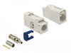 EAN 4043619896868 - DeLOCK 89686 conector FAKRA B Azul, Crema de color, Acero inoxidable imagen 1