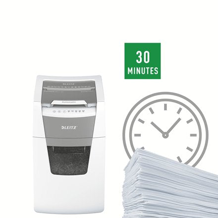 EAN 4002432124114 - Leitz 80140000 triturador de papel Microcorte 55 dB 22 cm Gris, Blanco imagen 10