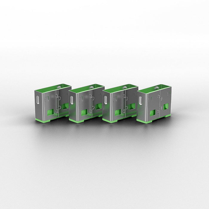 EAN 4002888404518 - Lindy 40451 bloqueador de puerto Bloqueador de puerto + clave USB tipo A Verde Acrilonitrilo butadieno es imagen 2