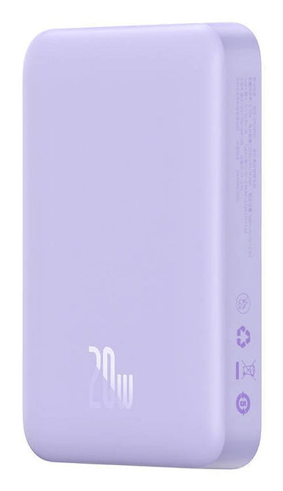 EAN 6932172626099 - Baseus PPCX110105 batería externa Polímero de litio 10000 mAh Cargador inalámbrico Púrpura imagen 3