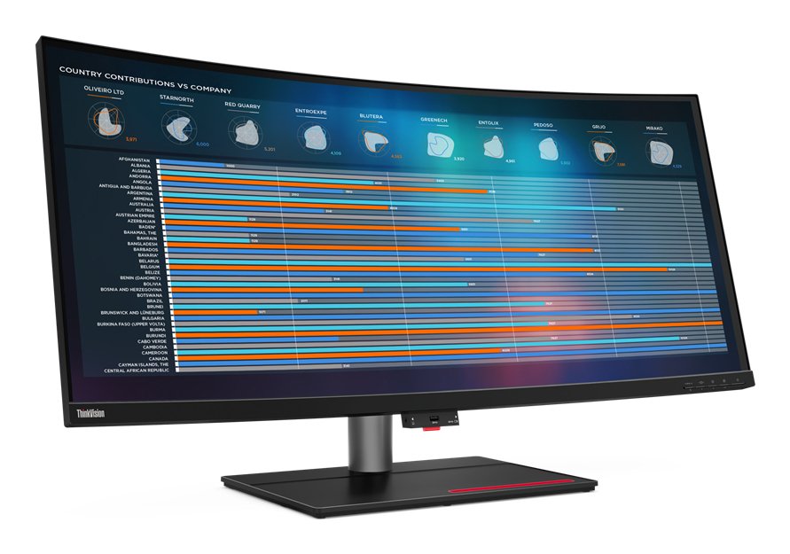 EAN 0195713047593 - Lenovo ThinkVision P40w-20 pantalla para PC 100,8 cm (39.7") 5120 x 2160 Pixeles 5K Ultra HD LED Negro imagen 1