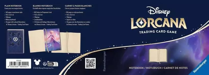 EAN 4050368989901 - Ravensburger Carnet de notes Disney Lorcana cuaderno y block 160 hojas Multicolor imagen 8