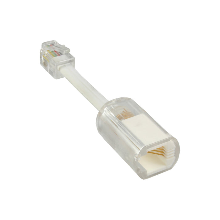 EAN 4043718029464 - InLine 18890 cambiador de género para cable RJ-10 Transparente imagen 1