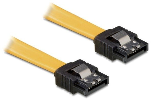 EAN 4043619824816 - DeLOCK 0.7m SATA Cable cable de SATA 0,7 m Amarillo imagen 1