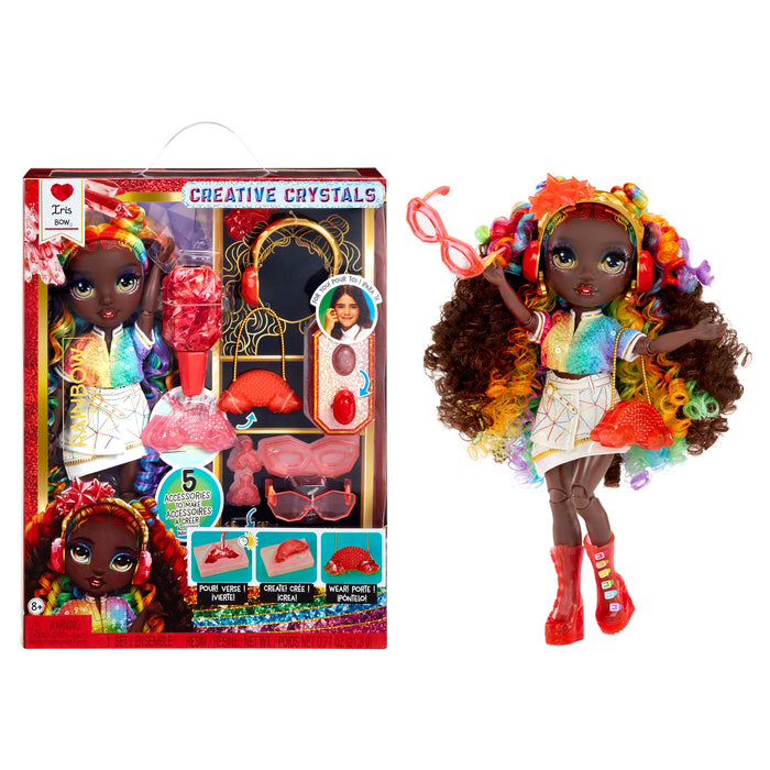 EAN 0035051121381 - Rainbow High Creative Crystals Fashion Doll- Iris Bow imagen 2