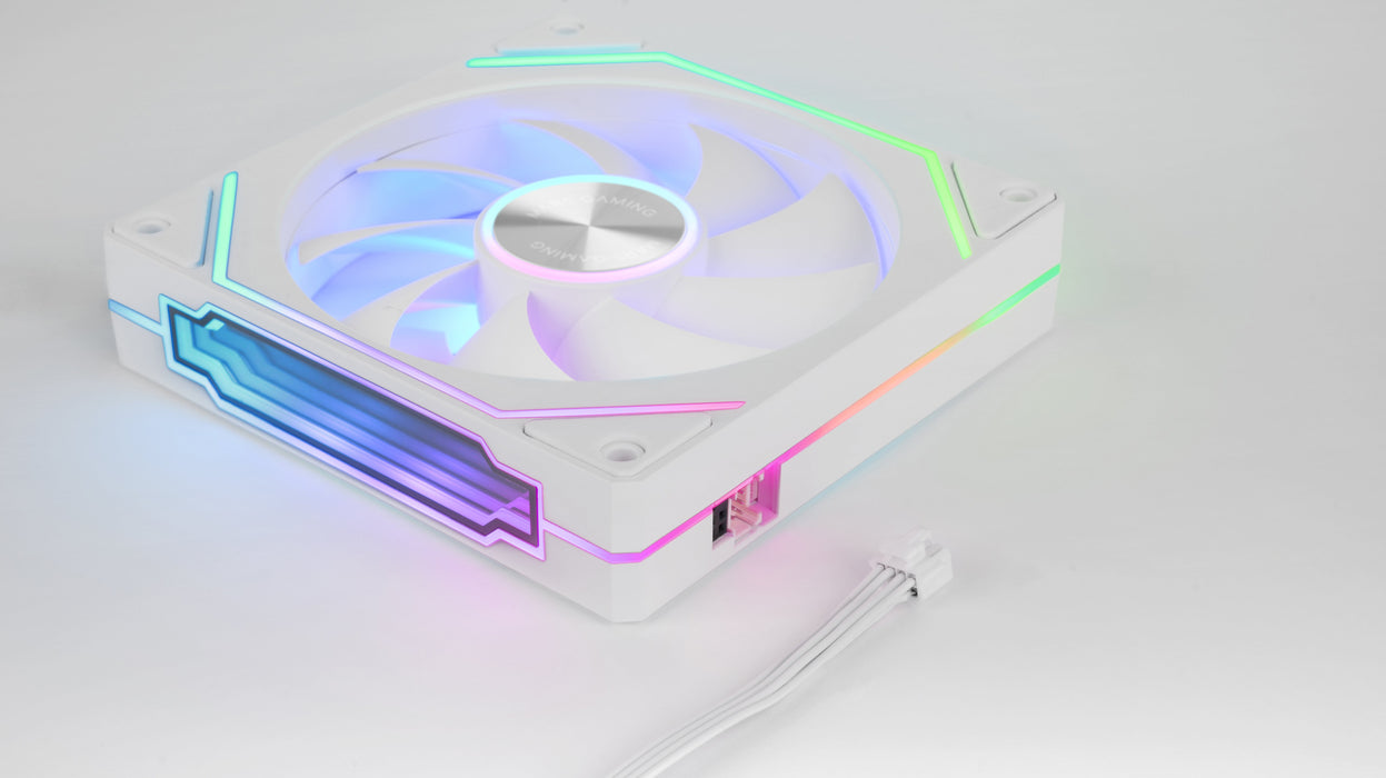 EAN 8435693111337 - Mars Gaming MF-LINKFINITYKIT2W Carcasa del ordenador Ventilador 12 cm Blanco 3 pieza(s) imagen 8