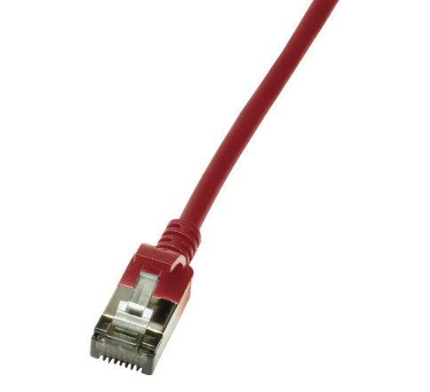 EAN 4052792053494 - LogiLink Slim U/FTP cable de red Rojo 1 m Cat6a U/FTP (STP) imagen 1
