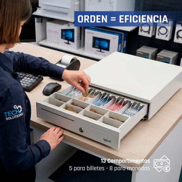 EAN 8435364317440 - iggual IRON-50W Cajón de efectivo automático y manual imagen 14