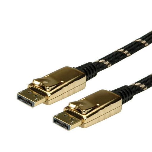 EAN 7611990126286 - ROLINE 11.04.5644 cable DisplayPort 1 m Negro, Oro imagen 1