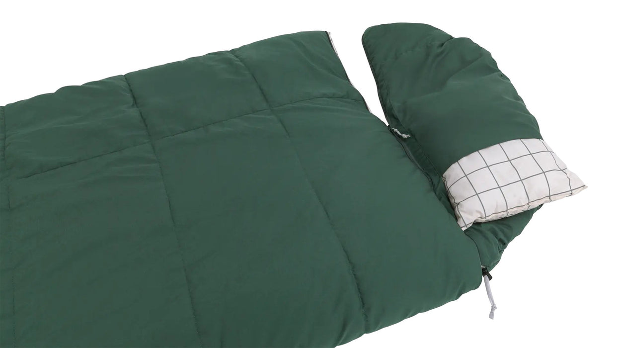 EAN 5709388158604 - Outwell Camper Prime Adulto Saco de dormir semi-rectangular Algodón, Poliéster Verde imagen 5